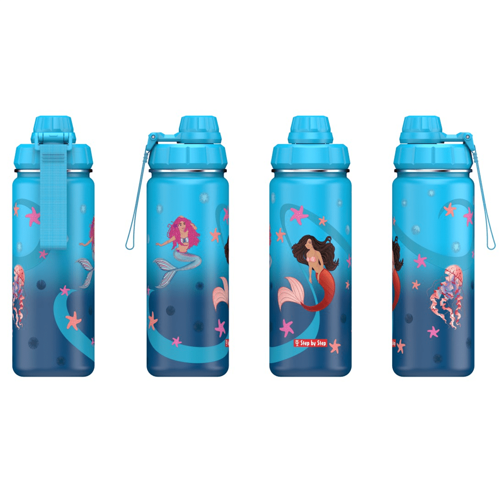 Izolovaná láhev na pití z nerezové oceli Step by Step 0,5 l, Sweet Mermaid - Obrázek 3