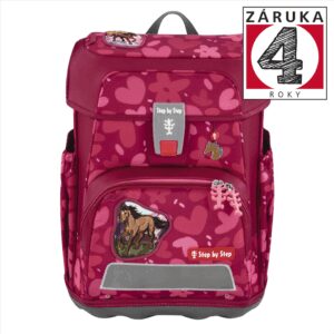Školní aktovka Step by Step CLOUD, Wild Horse Nora - 5 dílný set, AGR certifikát