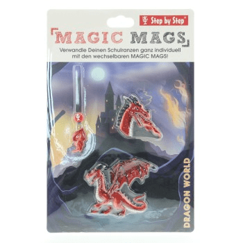 Doplňková sada obrázků MAGIC MAGS Drak Drako k aktovkám GRADE, SPACE, CLOUD, 2v1 a KID - Obrázek 12