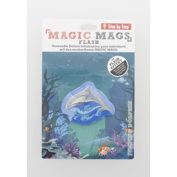 Blikající obrázek Magic Mags Flash Jumping Dolphin Fips k aktovkám Step by StepGRADE,SPACE,CLOUD,KID - Obrázek 10
