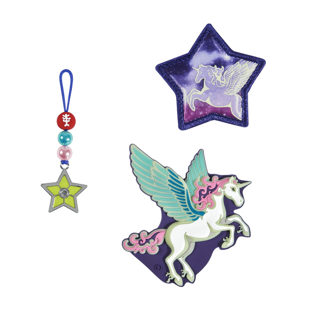 Doplňková sada obrázků MAGIC MAGS GLOW, Pegasus Night Nuala, pro aktovky a batohy Step by Step