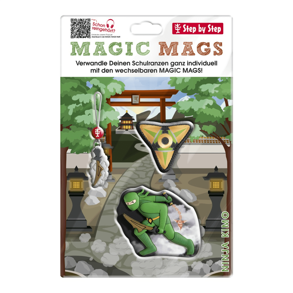 Doplňková sada obrázků MAGIC MAGS Ninja Kimo k aktovkám GRADE, SPACE, CLOUD, 2IN1 a KID - Obrázek 6
