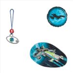 Doplňková sada obrázků MAGIC MAGS, Space Craft Spike, pro aktovky a batohy Step by Step
