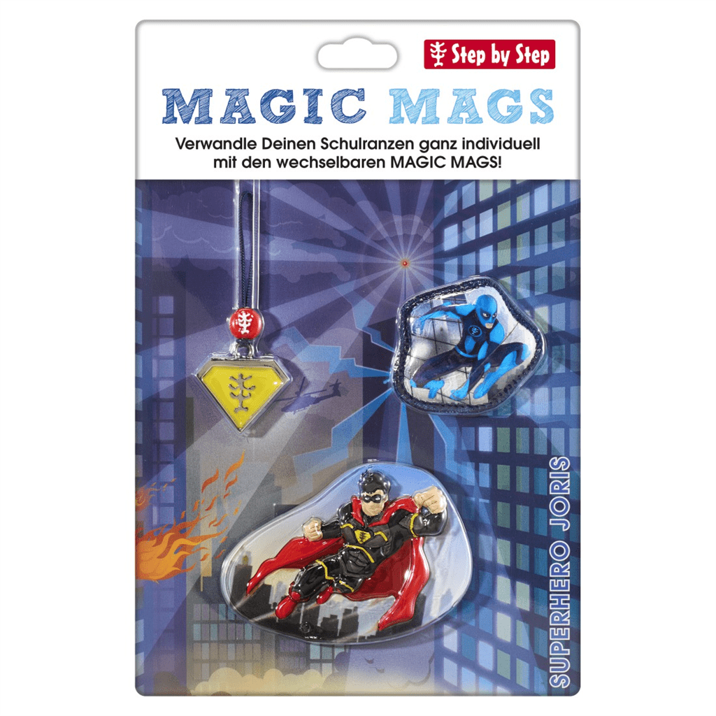 Doplňková sada obrázků MAGIC MAGS Superhero Joris k aktovkám GRADE, SPACE, CLOUD, 2v1 a KID - Obrázek 5