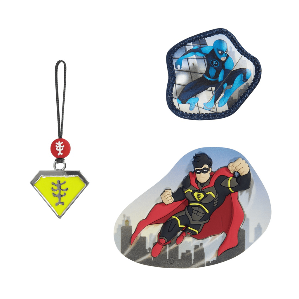 Doplňková sada obrázků MAGIC MAGS, Superhero Joris, pro aktovky a batohy Step by Step