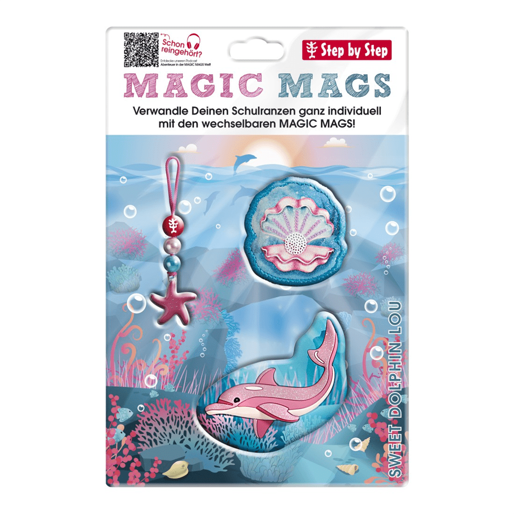 Doplňková sada obrázků MAGIC MAGS Sweet Dolphin Lou k aktovkám GRADE, SPACE, CLOUD, 2IN1 a KID - Obrázek 6
