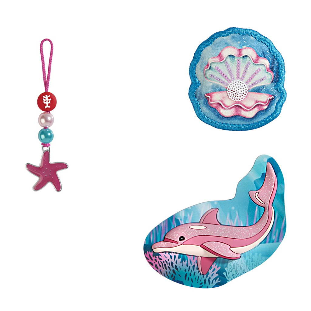 Doplňková sada obrázků MAGIC MAGS, Sweet Dolphin Lou, pro aktovky a batohy Step by Step