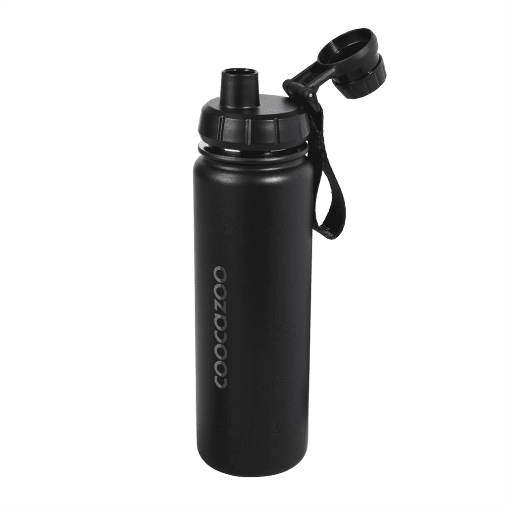 Izolovaná láhev na pití z nerezové oceli coocazoo 0,7 l, Black - Obrázek 2