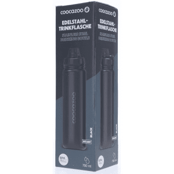 Izolovaná láhev na pití z nerezové oceli coocazoo 0,7 l, Black - Obrázek 3