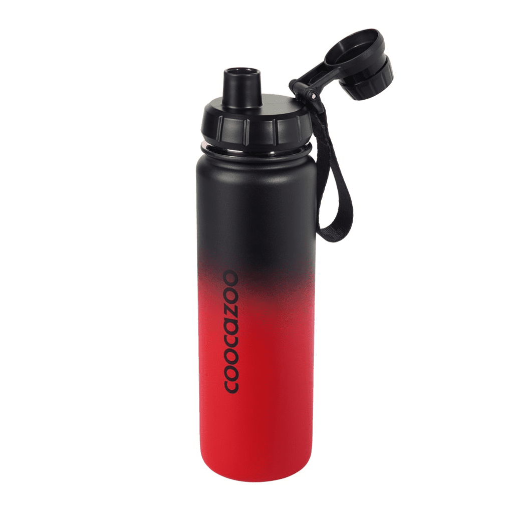Izolovaná láhev na pití z nerezové oceli coocazoo 0,7 l, Gradient Red - Obrázek 2