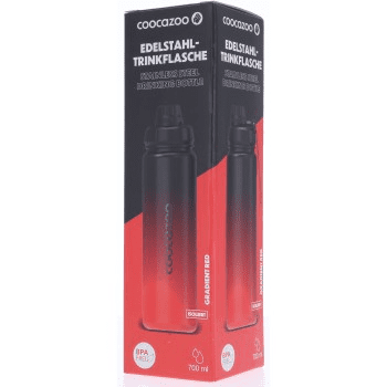Izolovaná láhev na pití z nerezové oceli coocazoo 0,7 l, Gradient Red - Obrázek 3