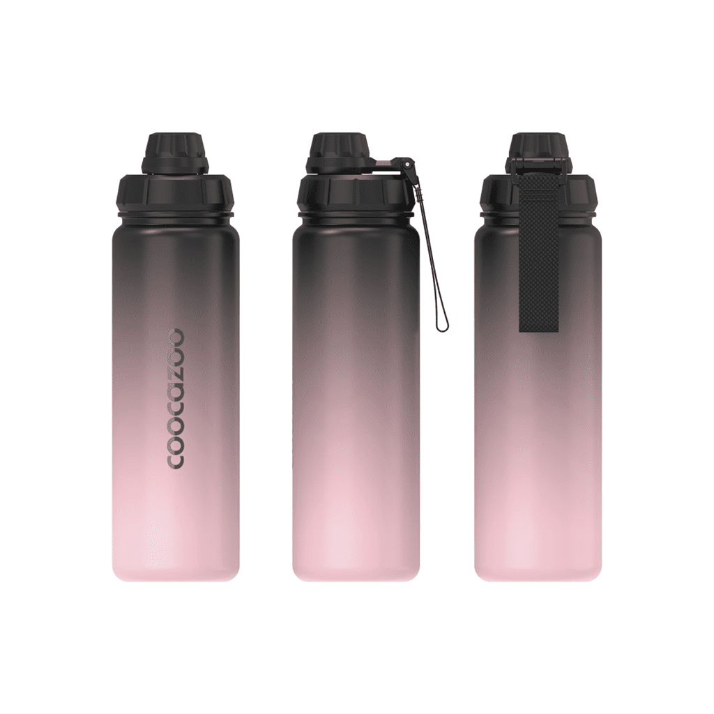Izolovaná láhev na pití z nerezové oceli coocazoo 0,7 l, Gradient Rose
