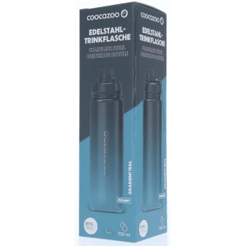 Izolovaná láhev na pití z nerezové oceli coocazoo 0,7 l, Gradient Teal - Obrázek 3