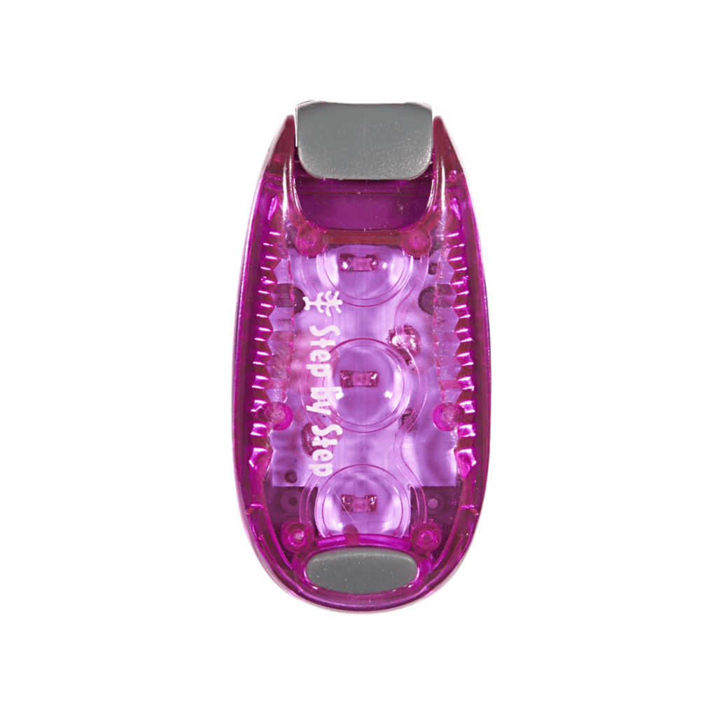 LED blikačka na aktovku Step by Step, růžová