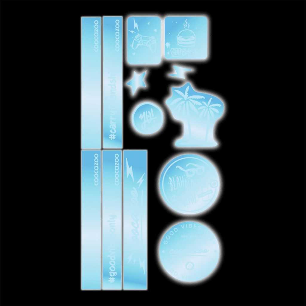 Reflexní samolepky StickyRicky coocazoo, Blue - Obrázek 9