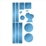 Reflexní samolepky coocazoo StickyRicky, Blue