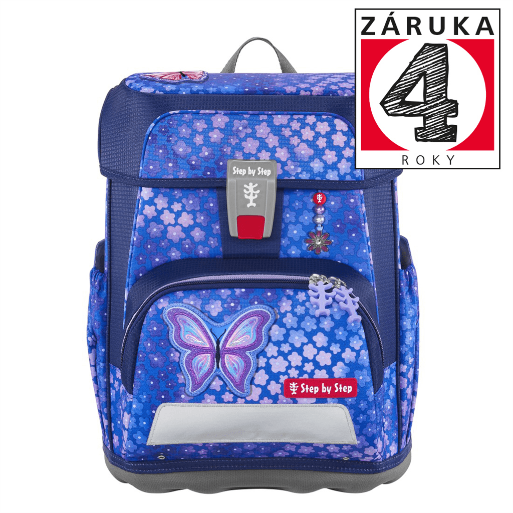 Školní aktovka Step by Step CLOUD, Butterfly Maja - 5 dílný set, AGR certifikát