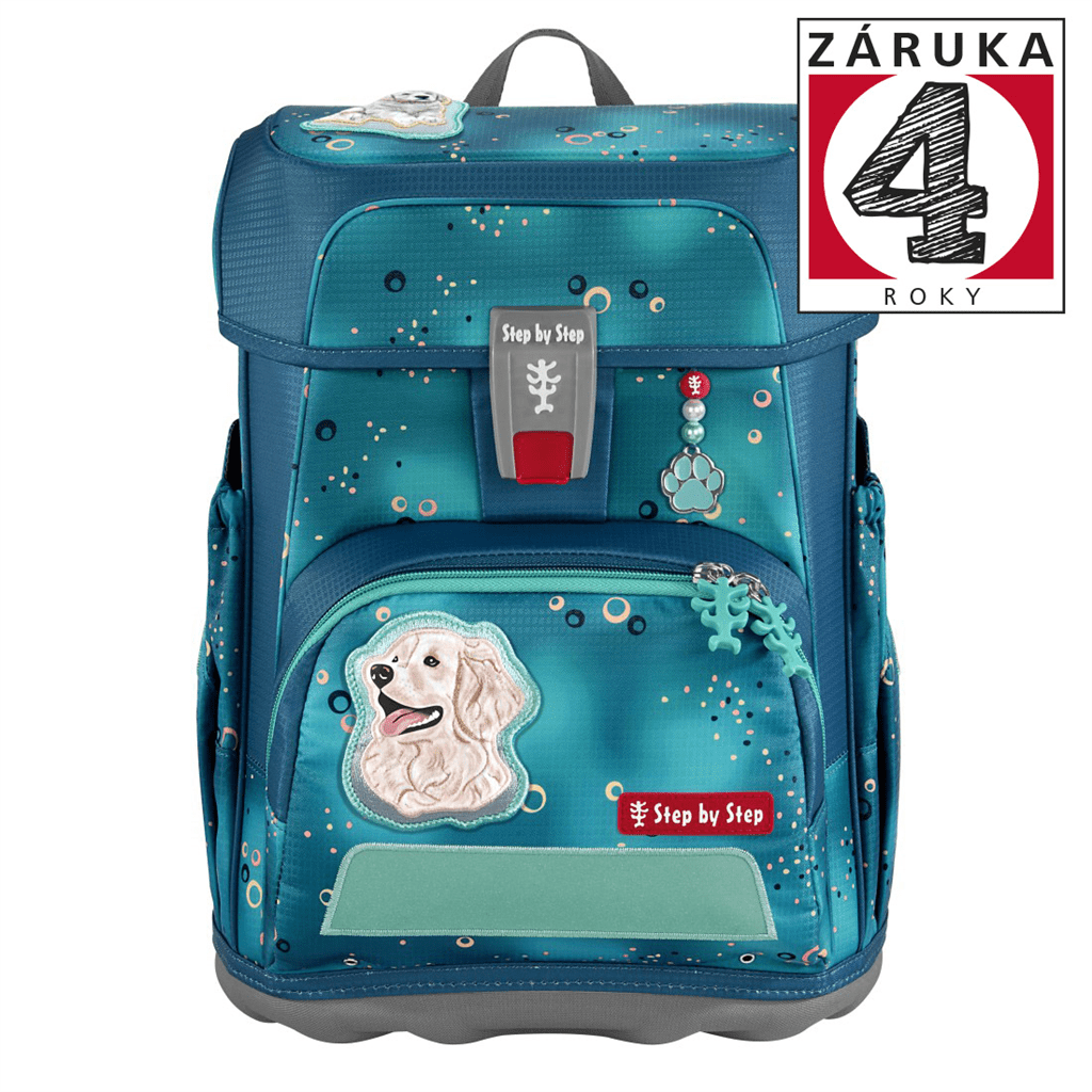 Školní aktovka Step by Step CLOUD, Dog Basty - 5 dílný set, AGR certifikát