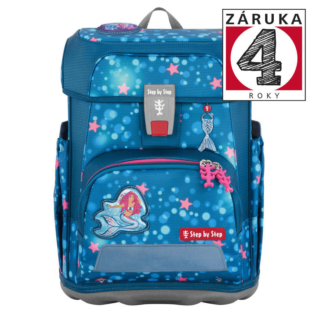 Školní aktovka Step by Step CLOUD, Mermaid Lola - 5 dílný set, AGR certifikát