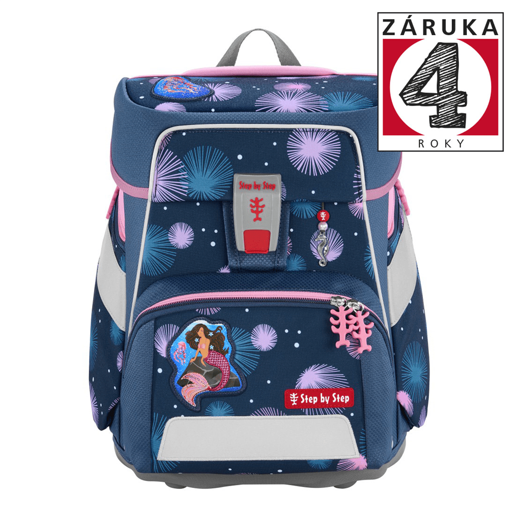 Školní aktovka Step by Step SPACE, Mermaid Delia - 5 dílný set, AGR certifikát
