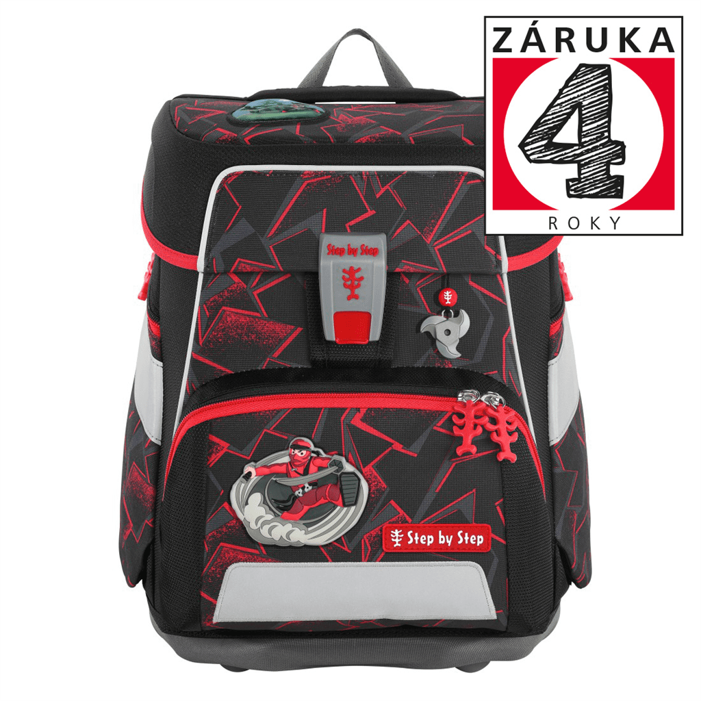 Školní aktovka Step by Step SPACE, Ninja Yuma - 5 dílný set, AGR certifikát