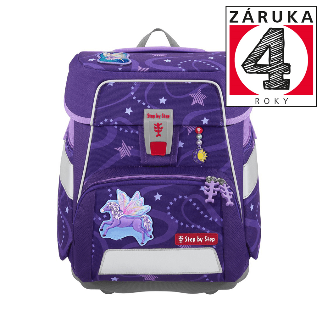 Školní aktovka Step by Step SPACE, Pegasus Emily - 5 dílný set, AGR certifikát