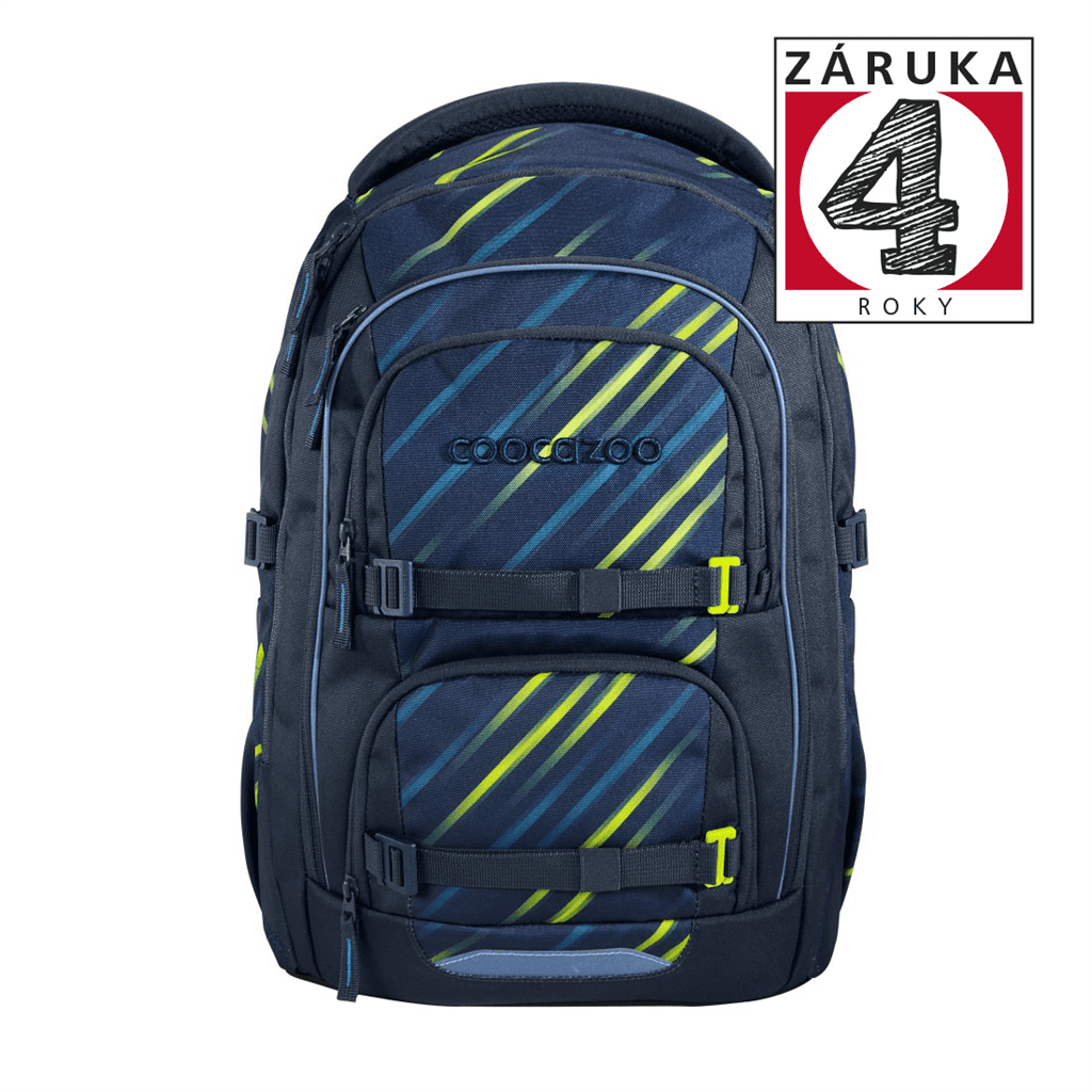 Školní batoh coocazoo PORTER, Fast Lime, AGR certifikát