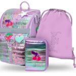 BAAGL SET 3 Zippy Lavender: aktovka, penál, sáček