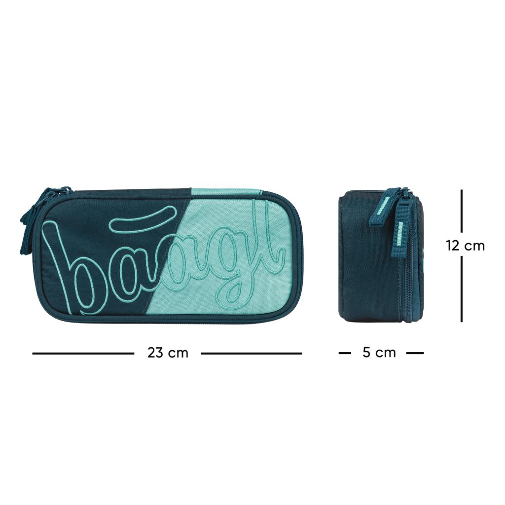BAAGL Školní penál etue Petrol GRS - Obrázek 4