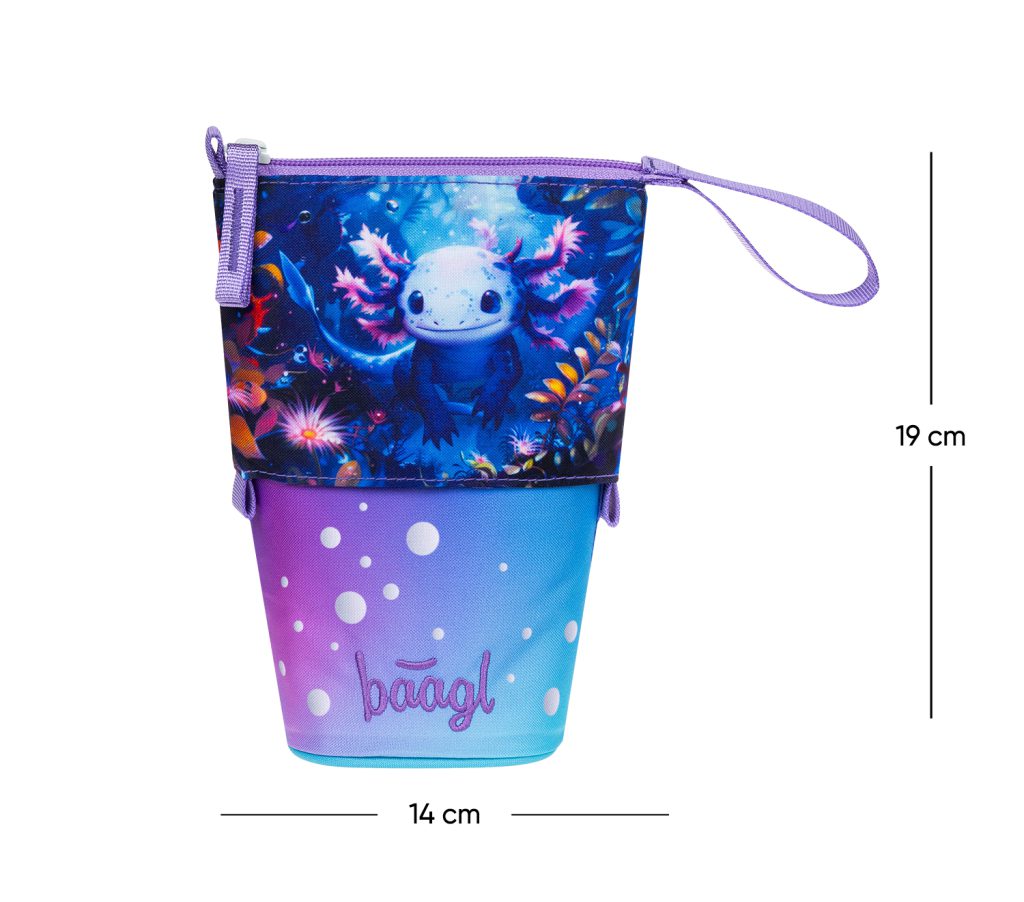 BAAGL Školní penál Pastelkovník Axolotl GRS - Obrázek 6