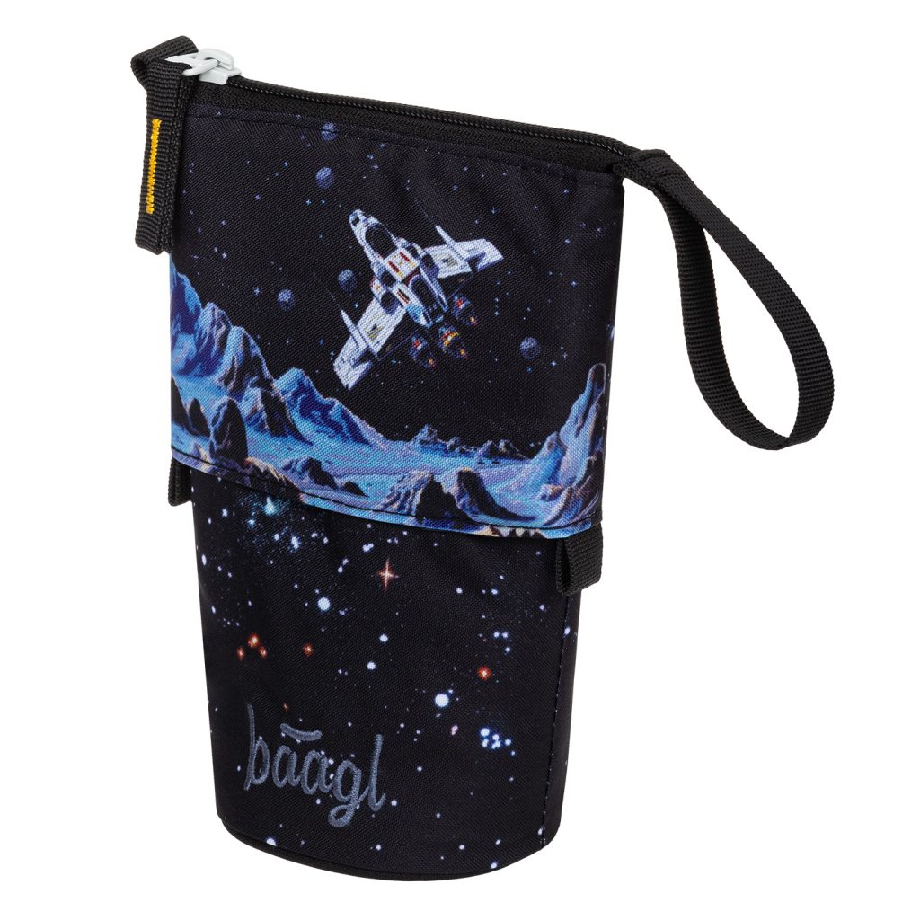 BAAGL Školní penál Pastelkovník Pixel Space GRS - Obrázek 2