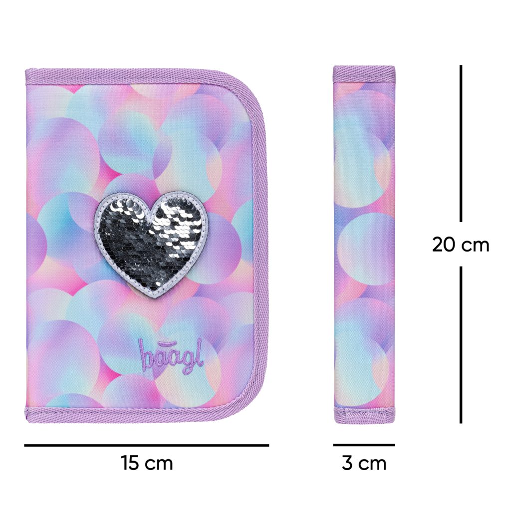 BAAGL Školní penál jednopatrový Candy - Obrázek 5