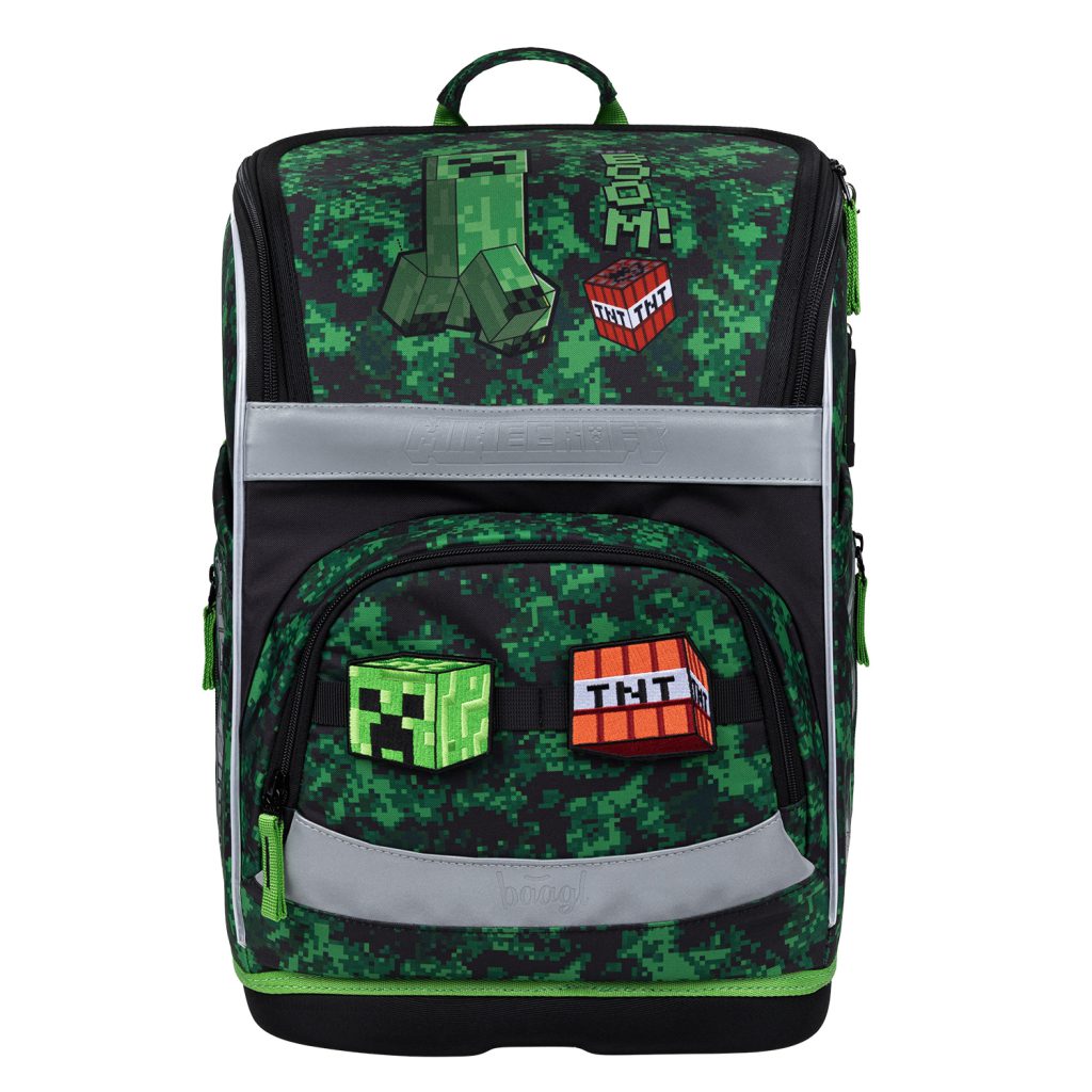 Školní set BAAGL Zippy Plus Minecraft Boom: aktovka, penál, sáček - Obrázek 10