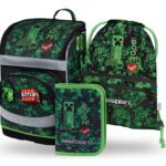 BAAGL SET 3 Zippy Plus Minecraft Boom: aktovka, penál, sáček