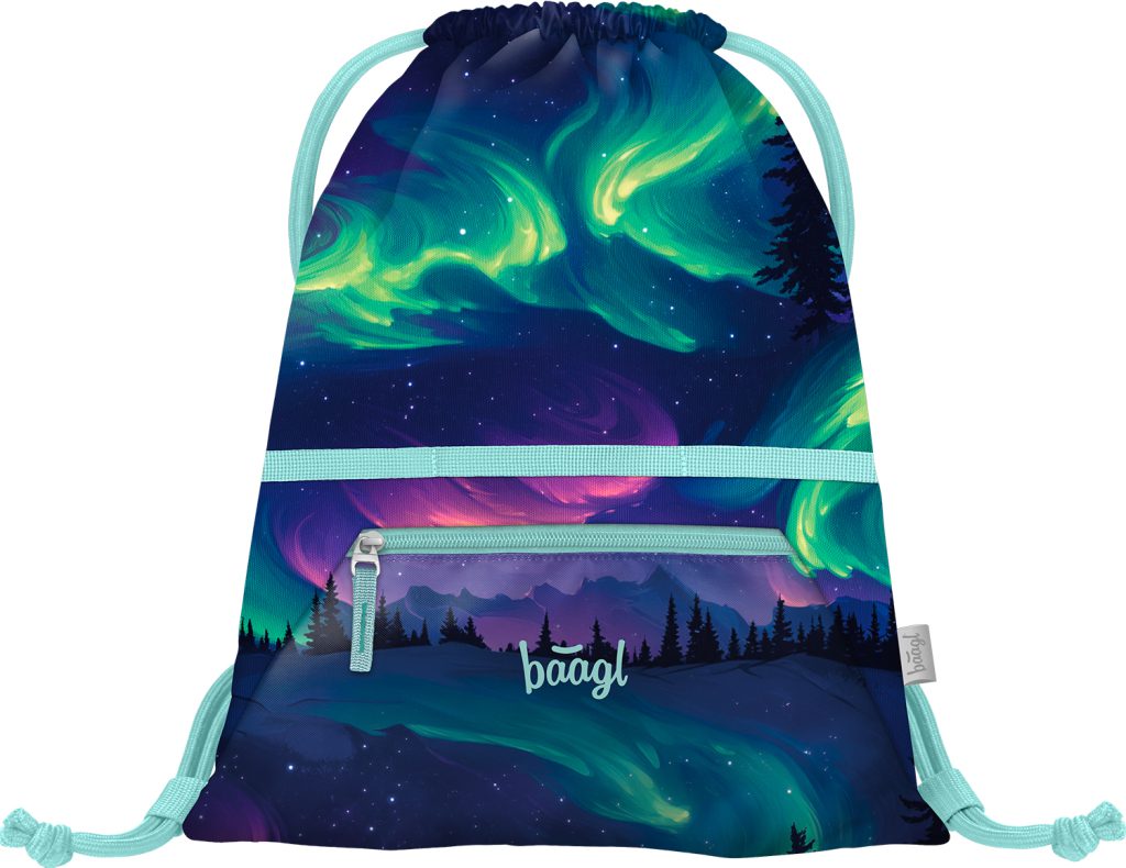 Školní set BAAGL Zippy Plus Aurora - aktovka, penál, sáček GRS - Obrázek 14