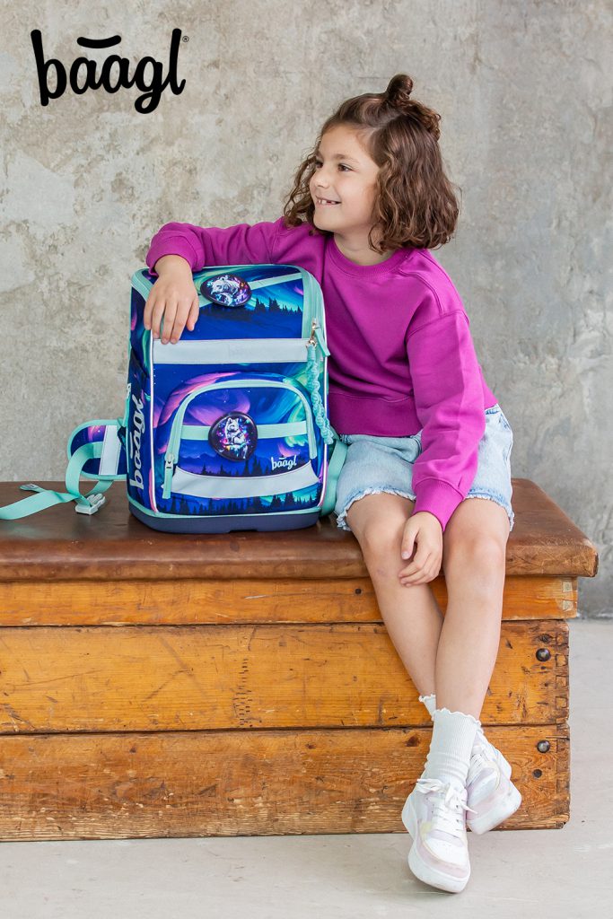 Školní set BAAGL Zippy Plus Aurora - aktovka, penál, sáček, zástěra, peněženka GRS - Obrázek 4