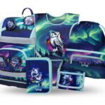 BAAGL SET 5 Zippy Plus Aurora: aktovka, penál, sáček, zástěra, peněženka GRS
