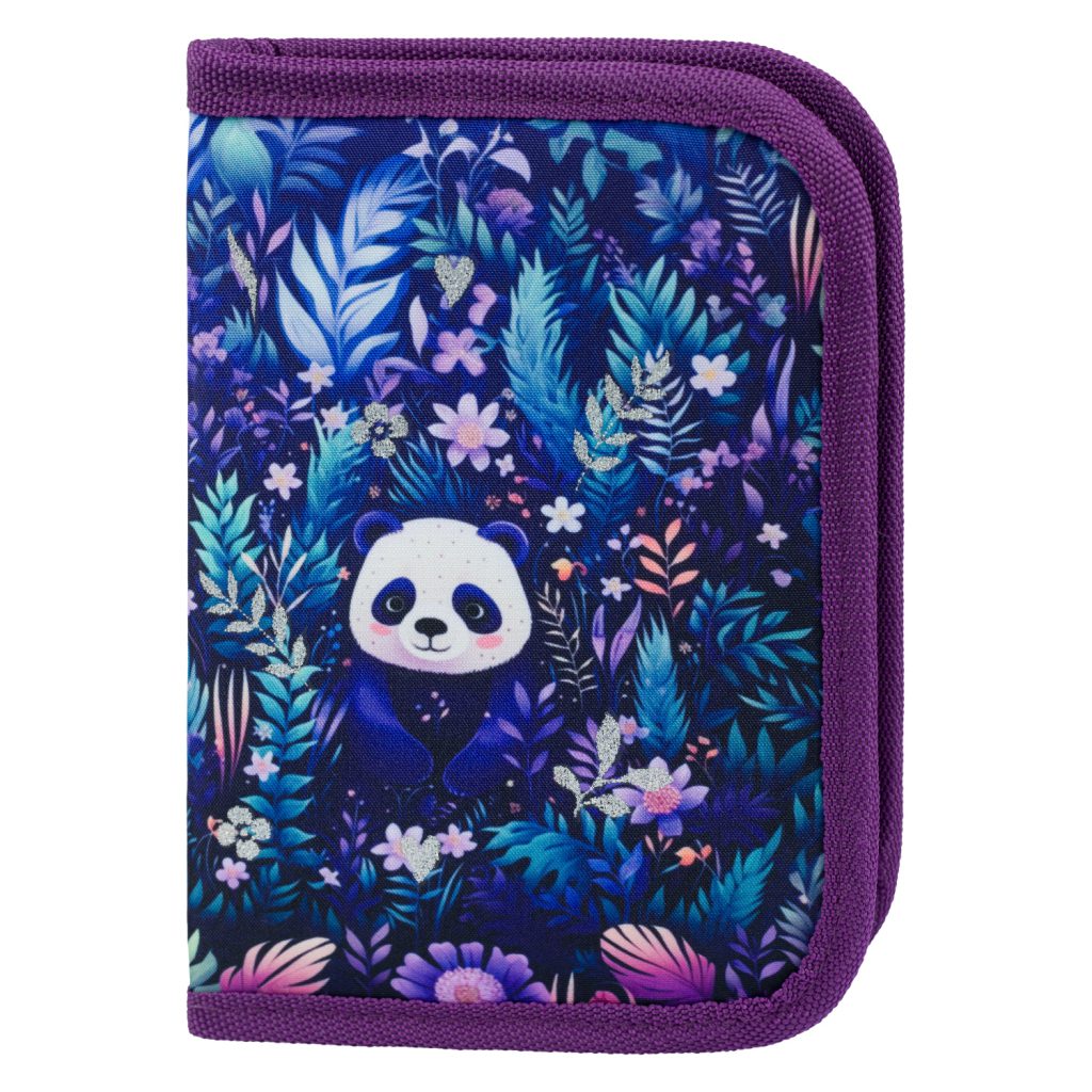Školní set BAAGL Ergo Jungle Panda: aktovka, penál, sáček, zástěra, peněženka - Obrázek 3
