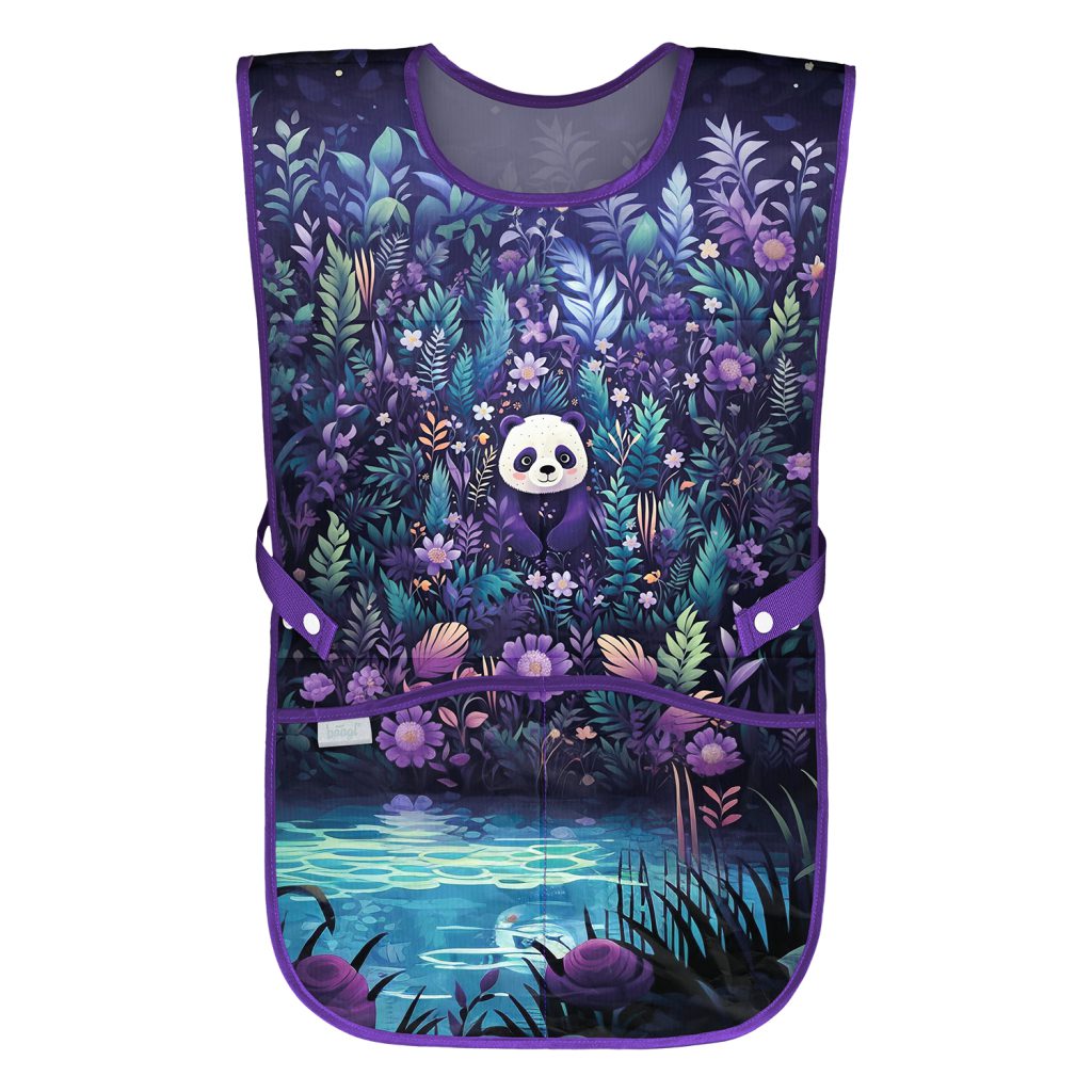 Školní set BAAGL Ergo Jungle Panda: aktovka, penál, sáček, zástěra, peněženka - Obrázek 14