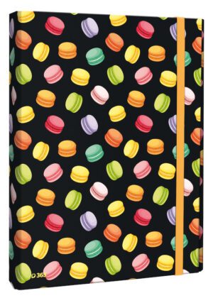 Box na sešity s klopou A4 Macarons