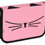 Školní penál jednopatrový Cat lady