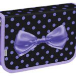 Školní penál jednopatrový Cute bow