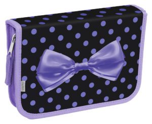 Školní penál jednopatrový Cute bow