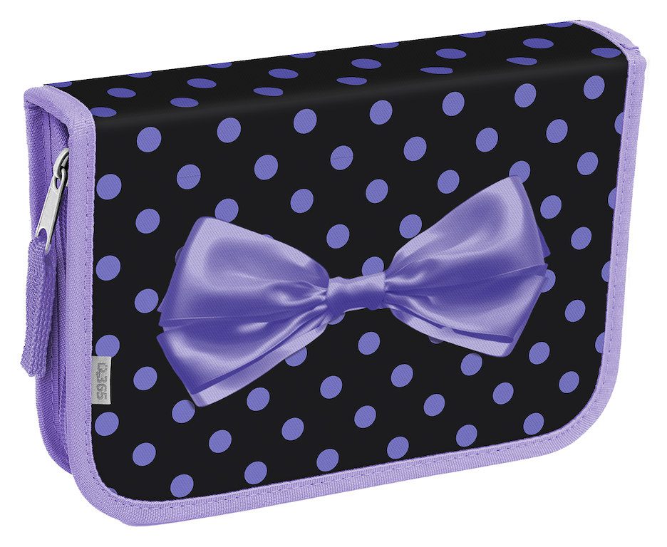 Školní penál jednopatrový Cute bow