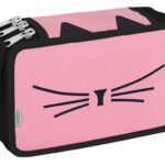 Školní penál třípatrový Cat lady