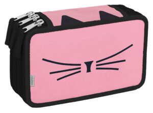 Školní penál třípatrový Cat lady