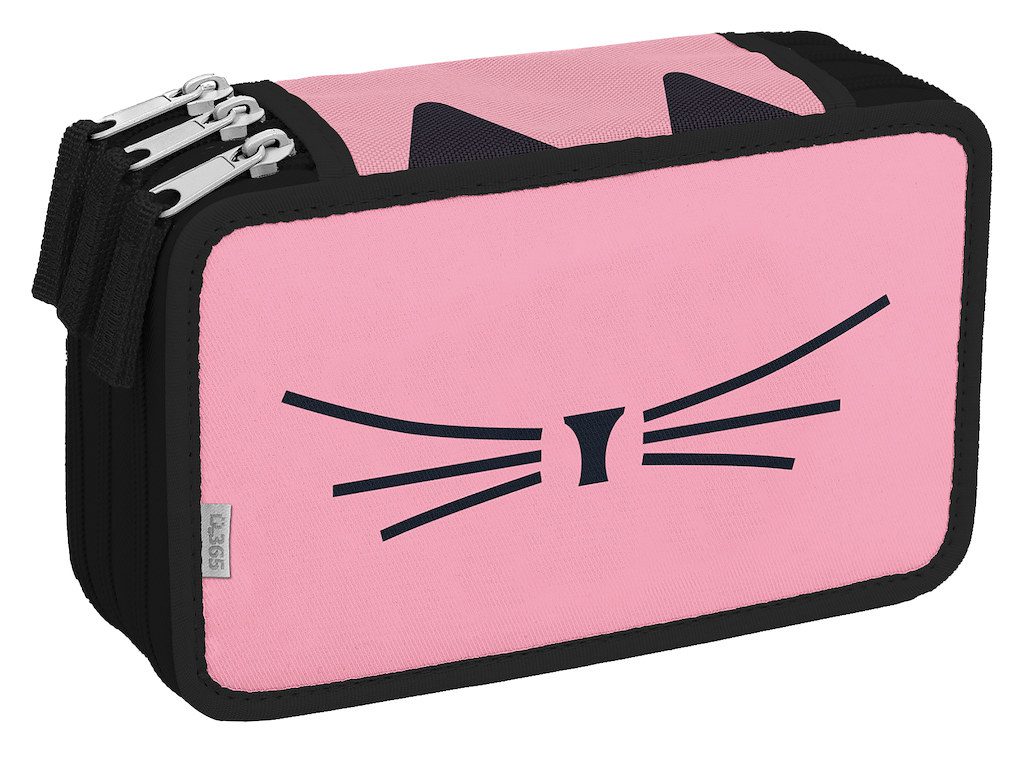 Školní penál třípatrový Cat lady