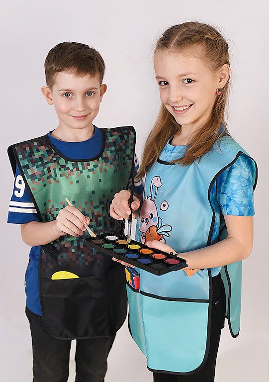 Stil Zástěrka na výtvarnou výchovu pončo Speedy - Obrázek 2