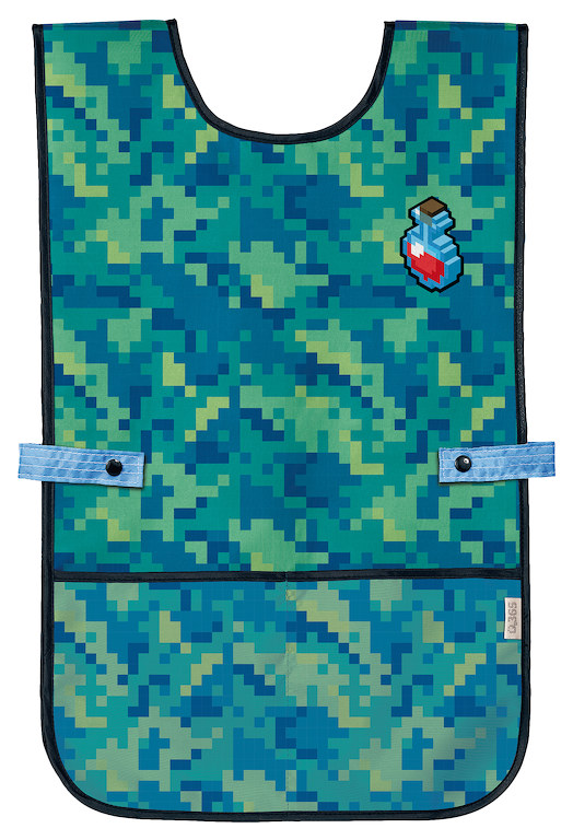 Zástěrka na výtvarnou výchovu pončo Pixel Quest