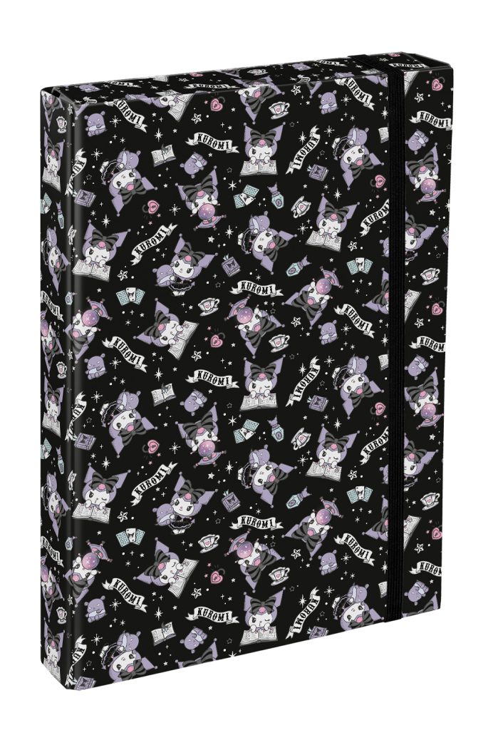 BAAGL Desky na školní sešity A4 Jumbo Kuromi Black